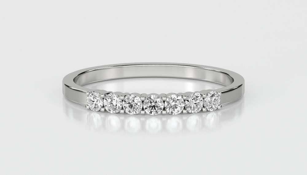 0.25ct VS/FG Round Diamond Cut Wedding Ring Image