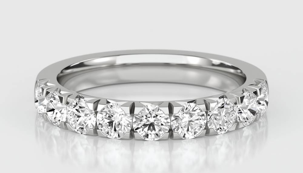 1.00ct Round Diamond Wedding Band W