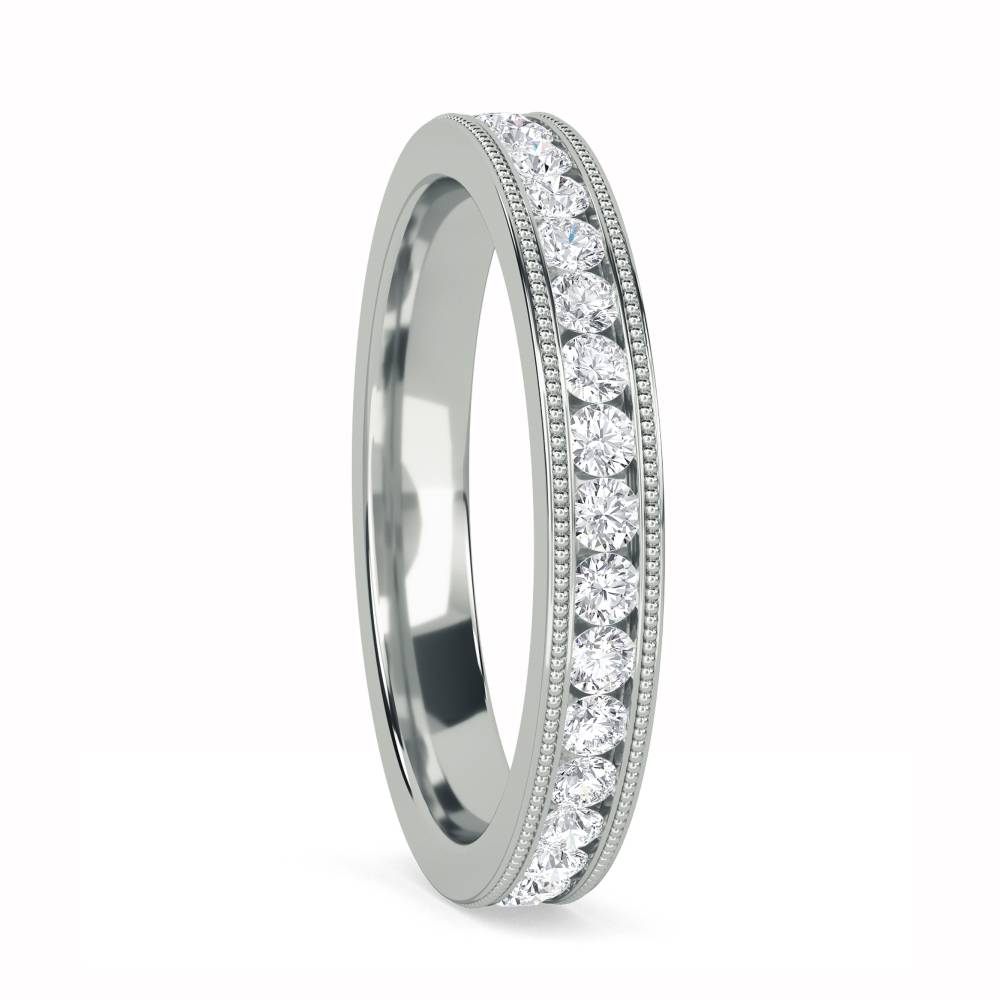 0.75ct VS/FG Round Diamond Cut Wedding Ring W