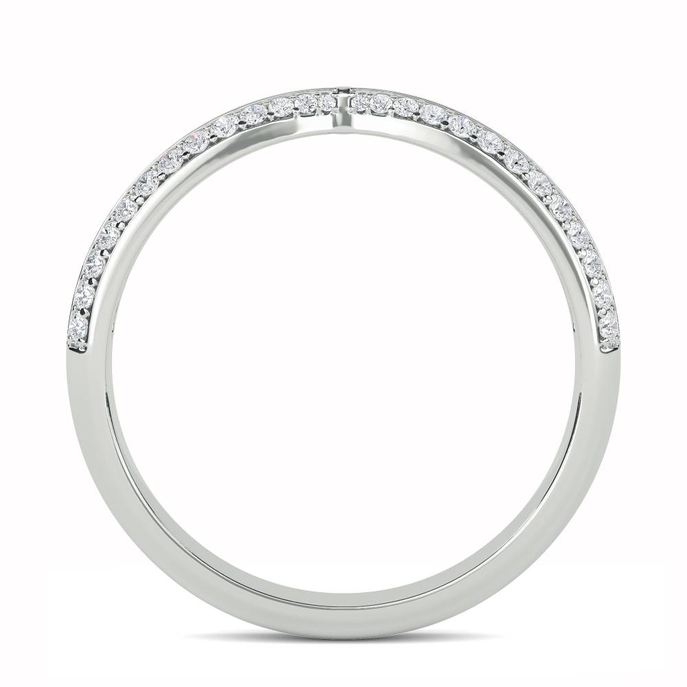 2.5mm Round Diamond Shaped Wedding Ring W