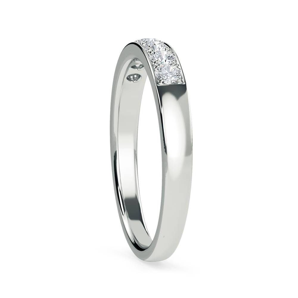 0.25ct Elegant Round Diamond Eternity Ring W