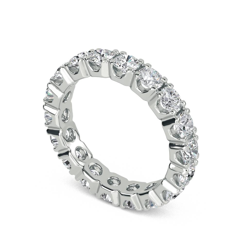 2.50ct Elegant Round Diamond Full Eternity Ring W