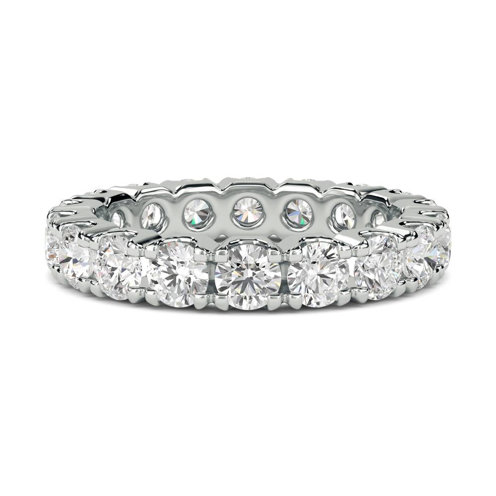 2.50ct Elegant Round Diamond Full Eternity Ring W