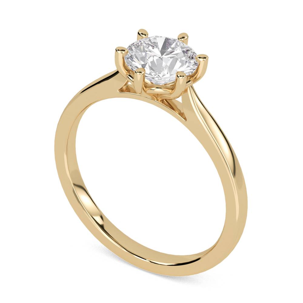 Round Diamond Engagement Ring Y