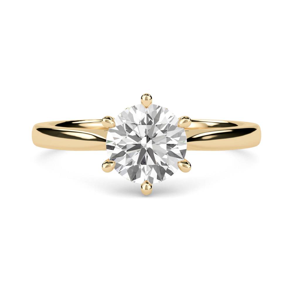 Round Diamond Engagement Ring Y