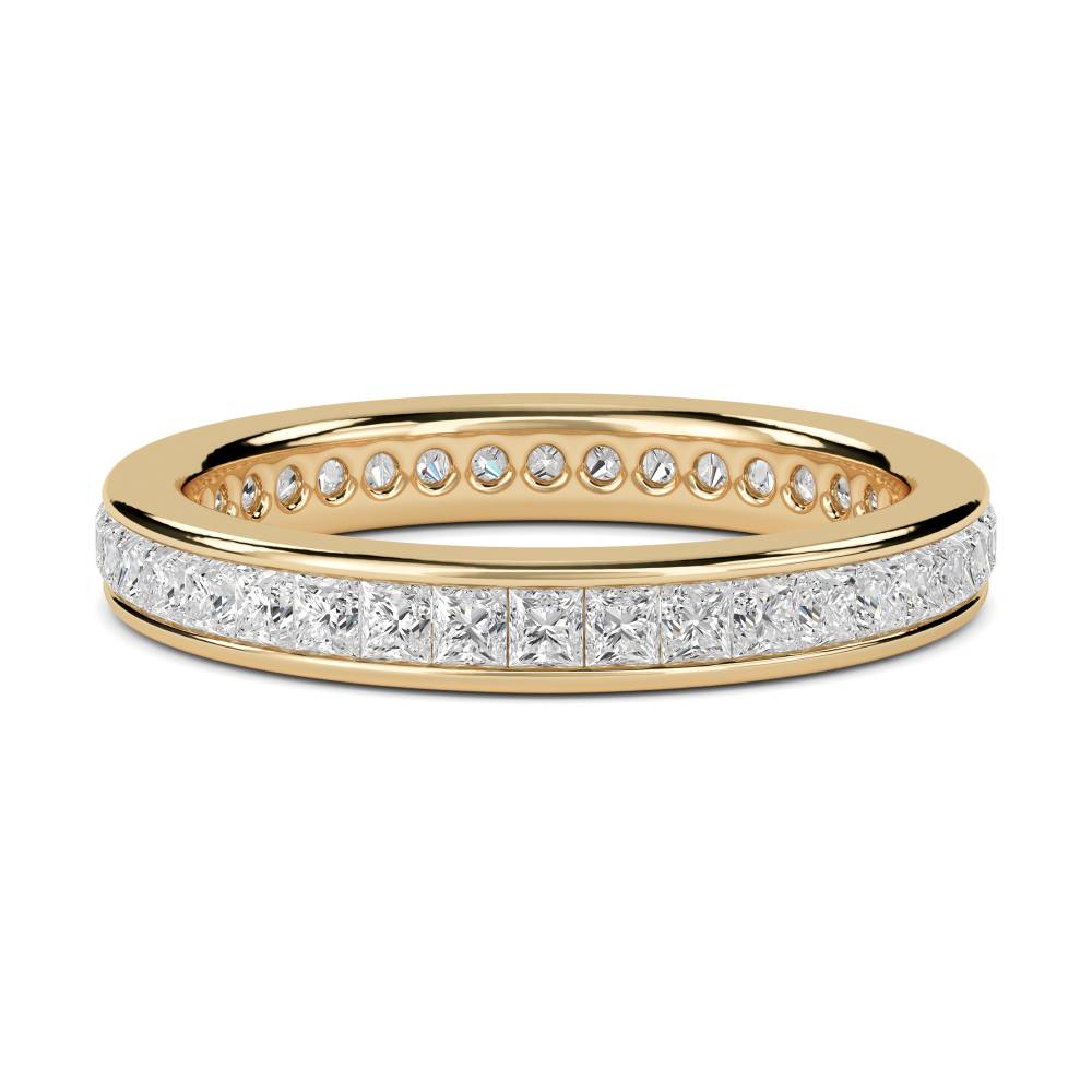 3mm Princess Diamond Full Eternity Ring Y