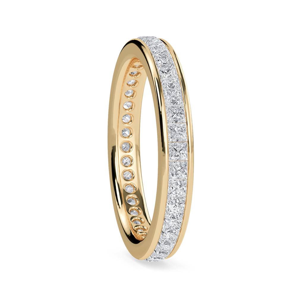 3mm Princess Diamond Full Eternity Ring Y