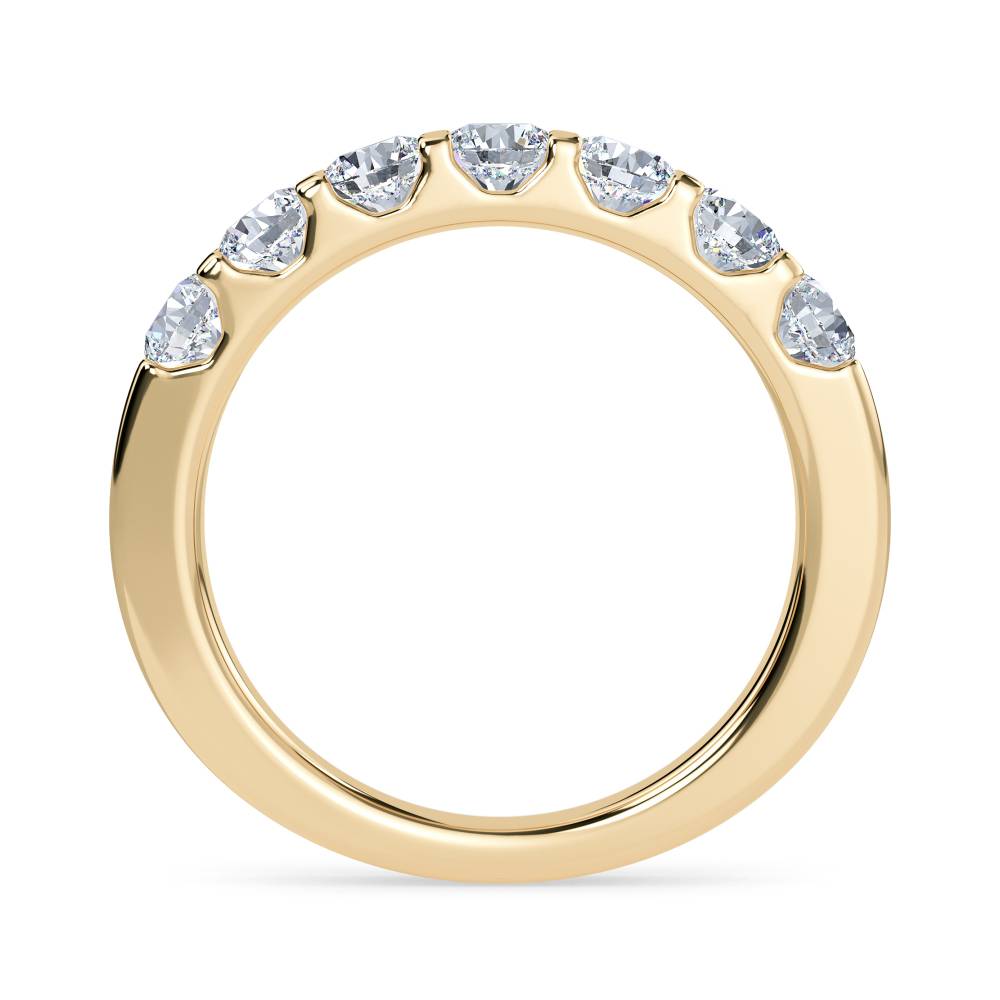 1.00ct Round Diamond Half Eternity Ring Image