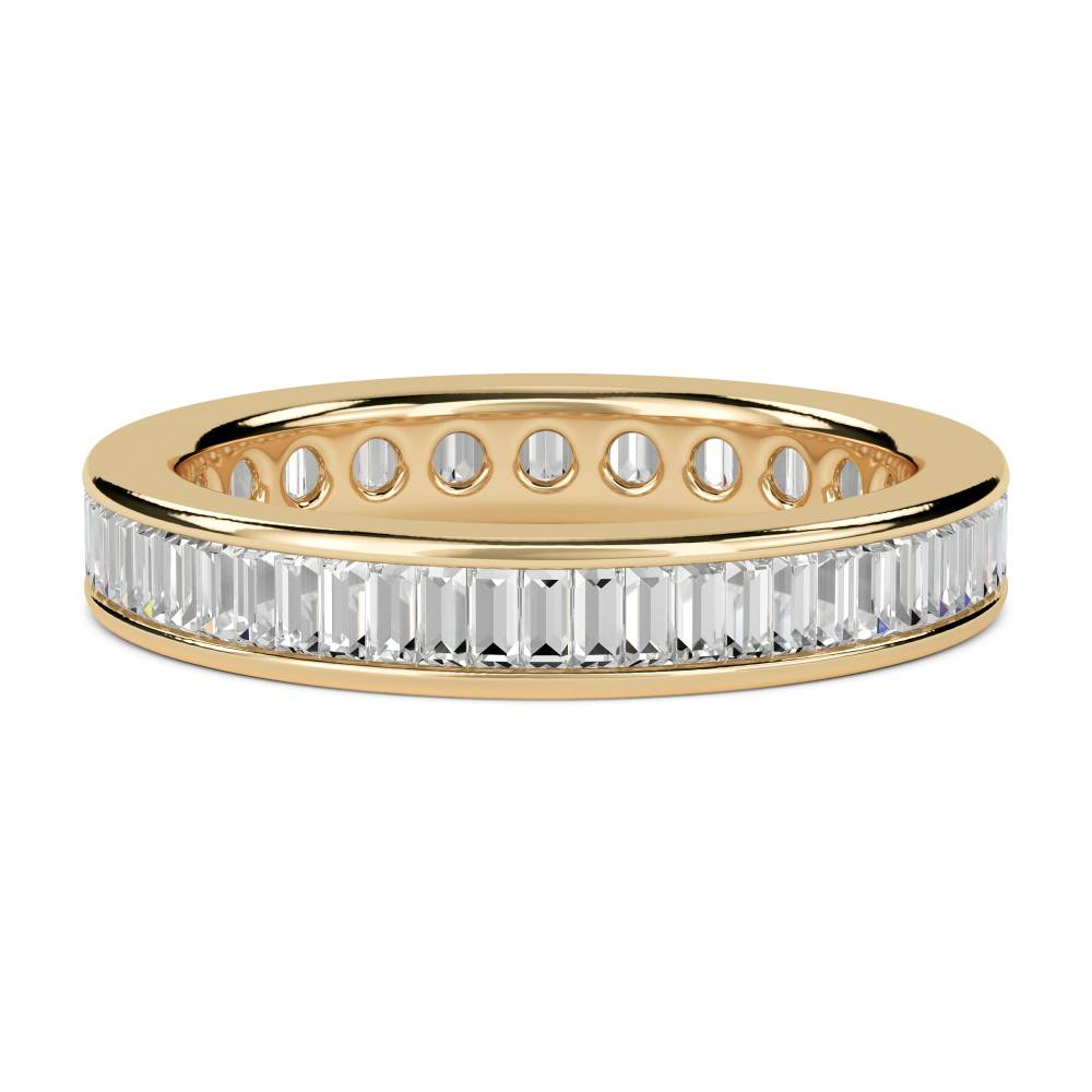 1.00ct Classic Baguette Diamond Full Eternity Ring Y