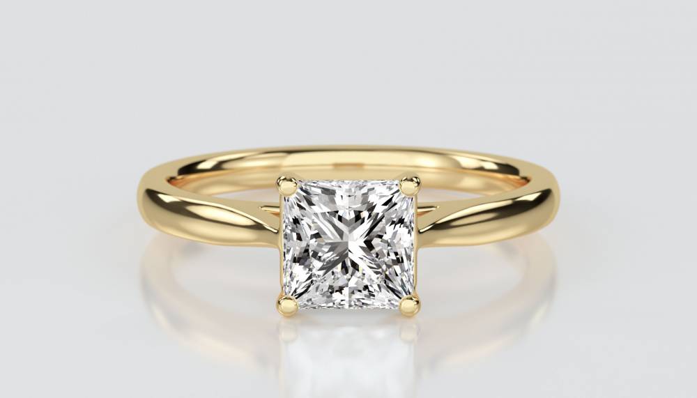 Princess Diamond Engagement Ring Y