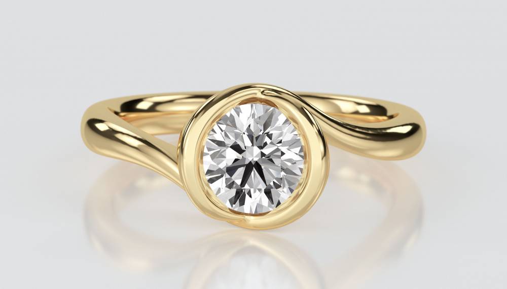 Round Diamond Engagement Ring Y