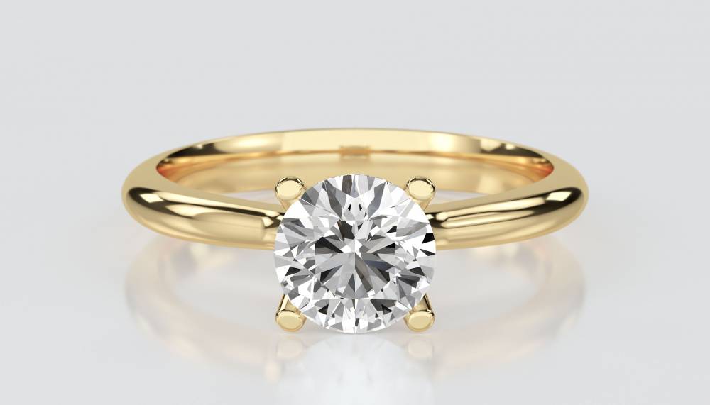 Round Diamond Engagement Ring Y