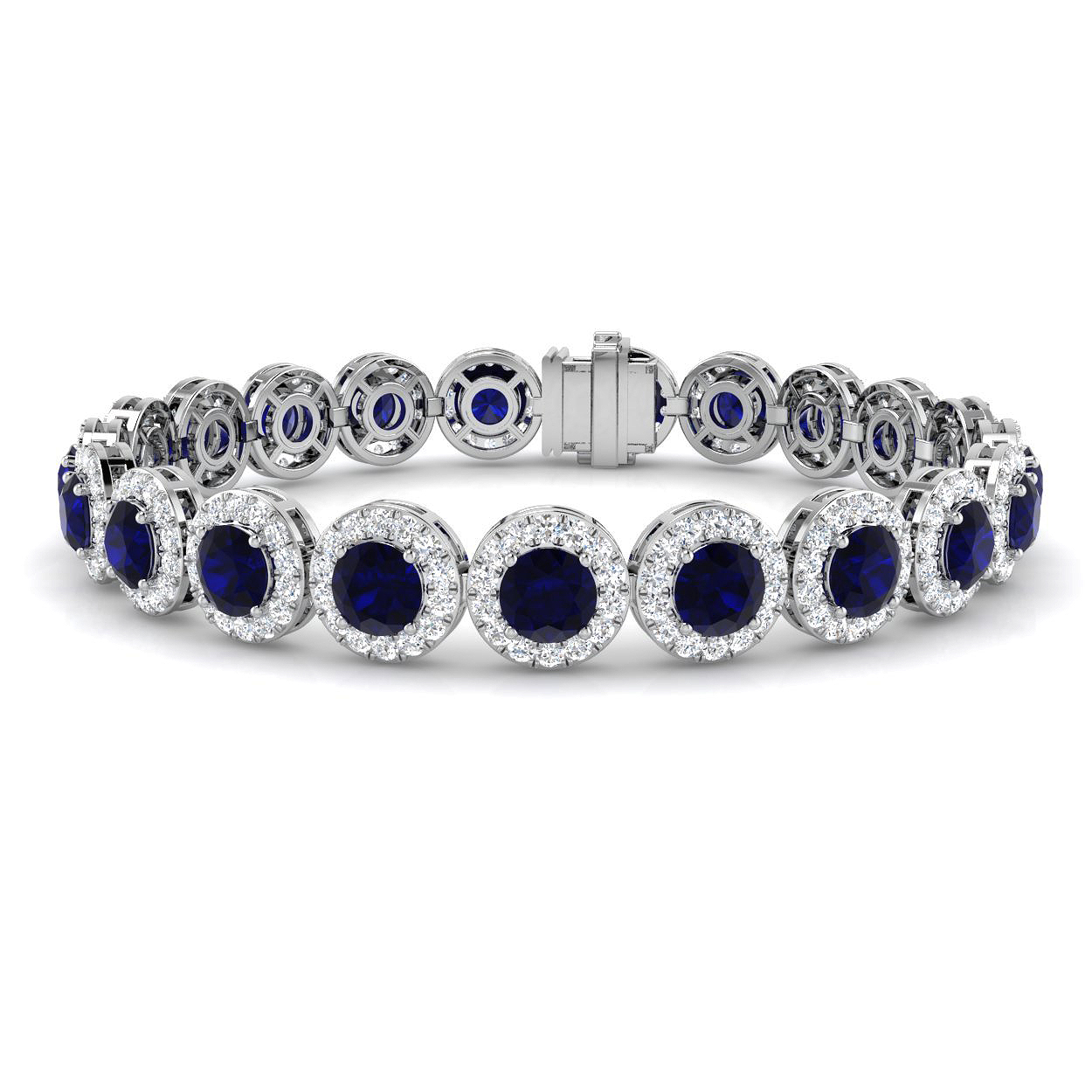 Blue diamond bracelet shop