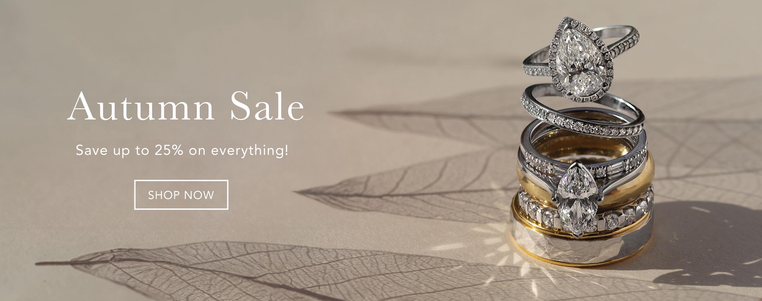 Autumn Sale - Save upto 25% on jewellery