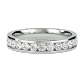 Channel Set Eternity Rings