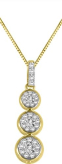 Diamond Trilogy Pendant