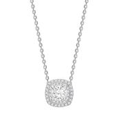 Halo Diamond Pendants